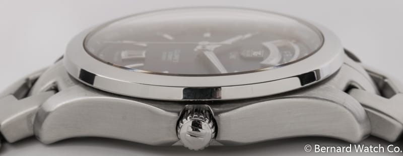 Crown Side Shot of Link Calibre 5 Day-Date