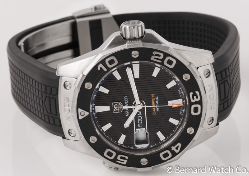 Front View of Aquaracer Automatic 500M Calibre 5