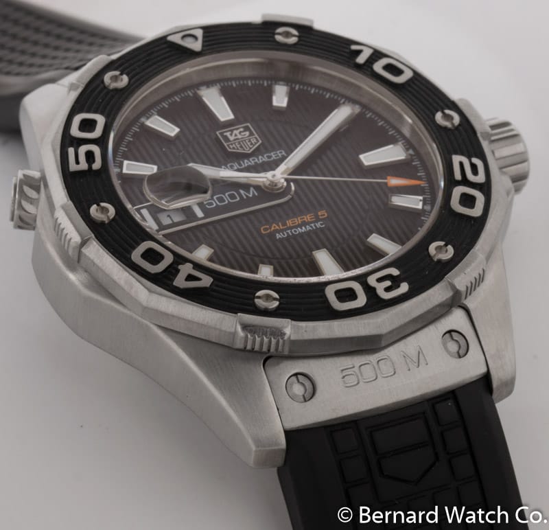 9' Side Shot of Aquaracer Automatic 500M Calibre 5