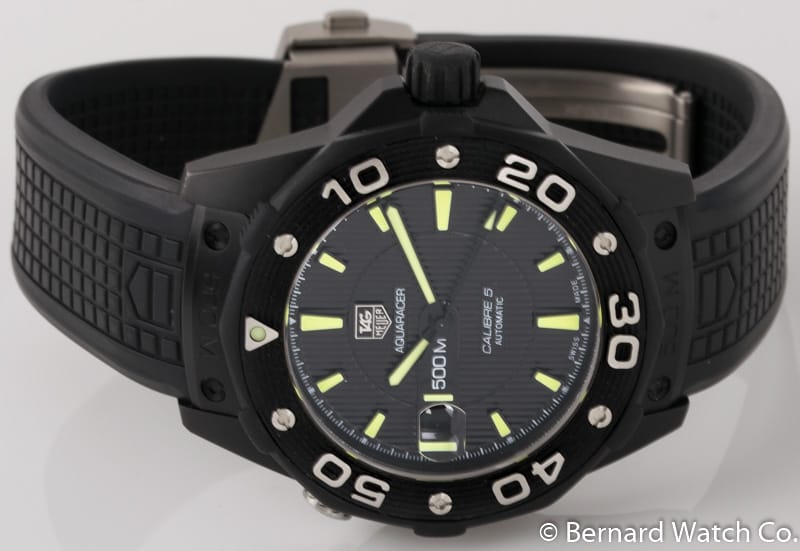 Front View of Aquaracer Automatic 500M Calibre 5