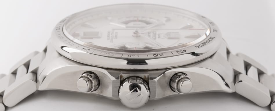 Crown Side Shot of Grand Carrera Chronograph