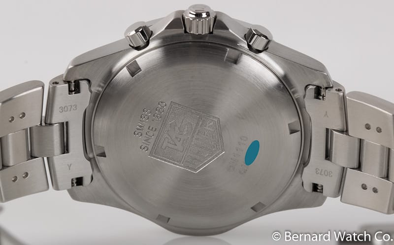 Caseback of 2000 Exclusive Chronograph