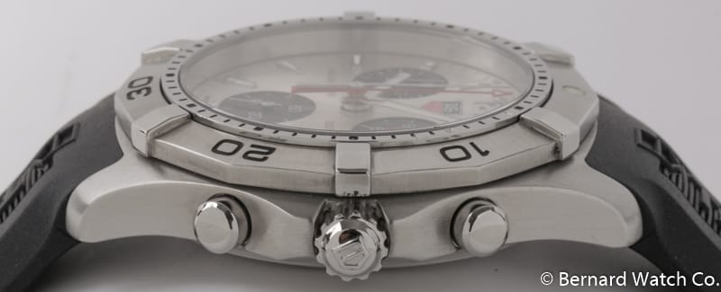 Crown Side Shot of Aquaracer Chronograph