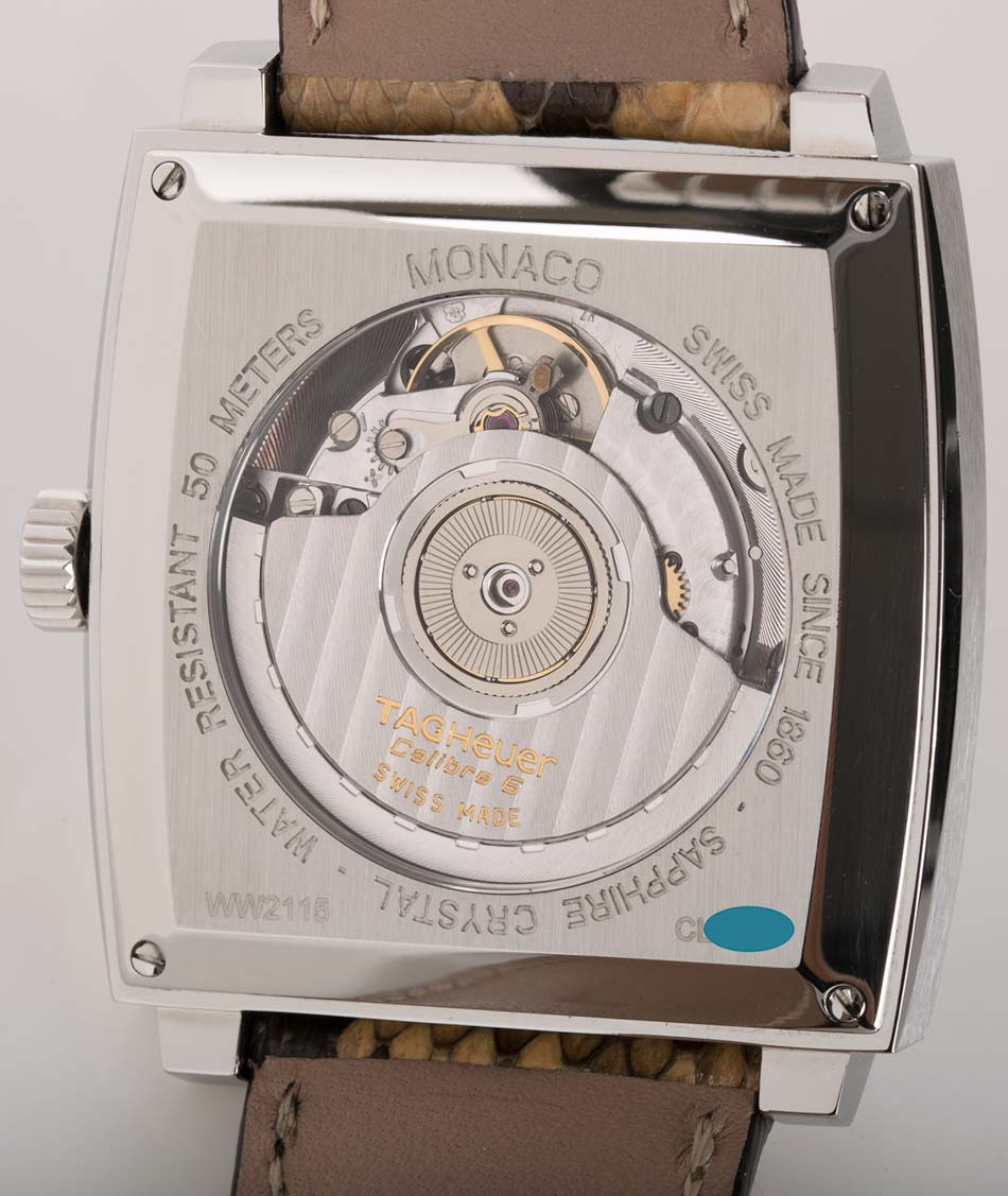 Caseback of Monaco