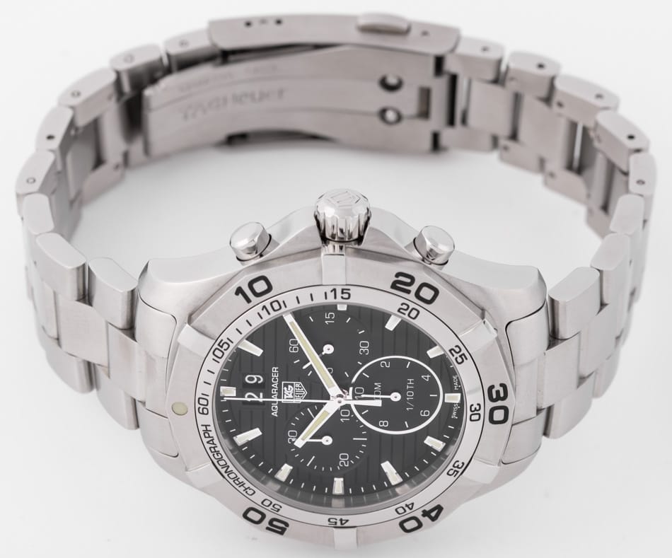 Front View of Aquaracer Grande Date Chronograph