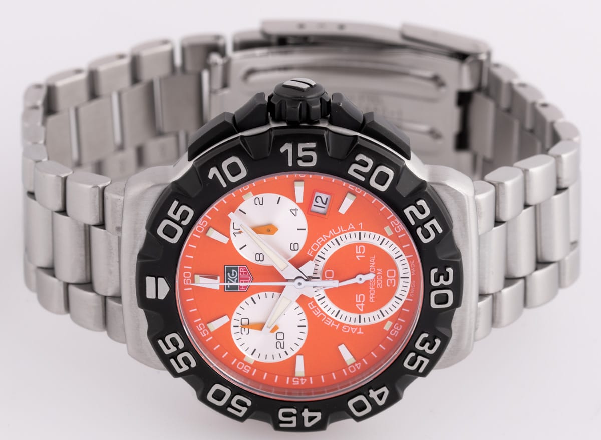 Front View of Formula 1 Chronograph