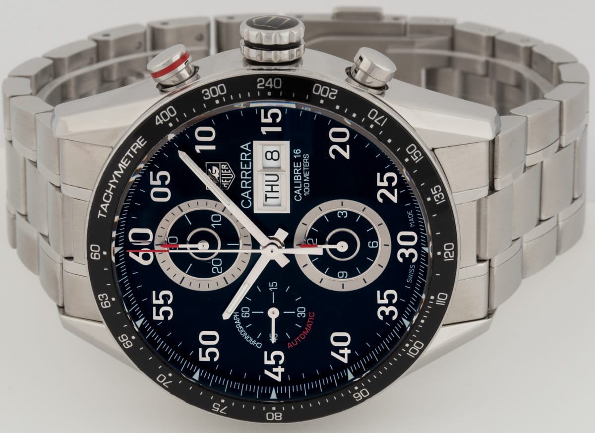 Front View of Carrera Chronograph Day-Date