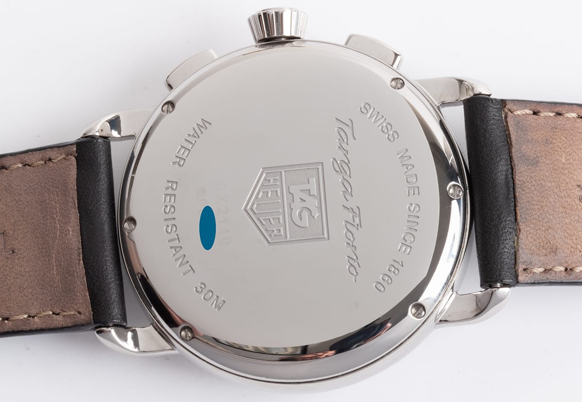 Caseback of Targa Florio Chronograph