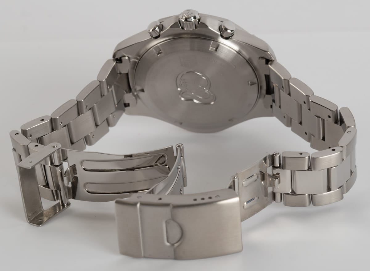 Open Clasp Shot of Aquaracer Chronograph