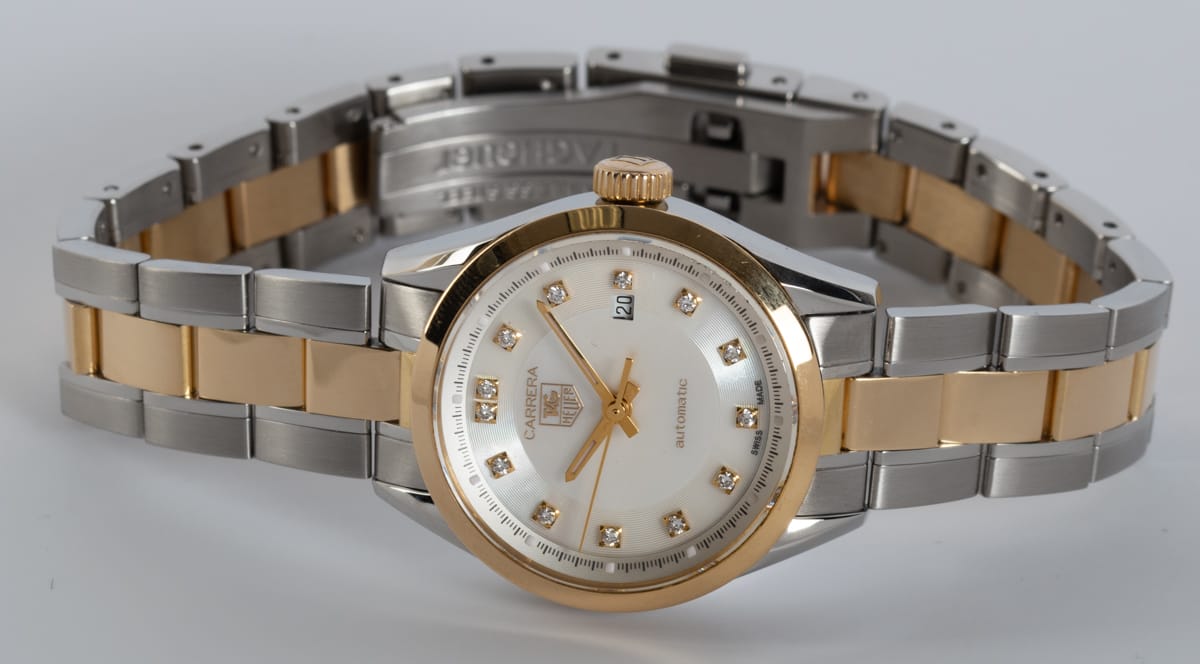 Front View of Ladies Carrera Automatic