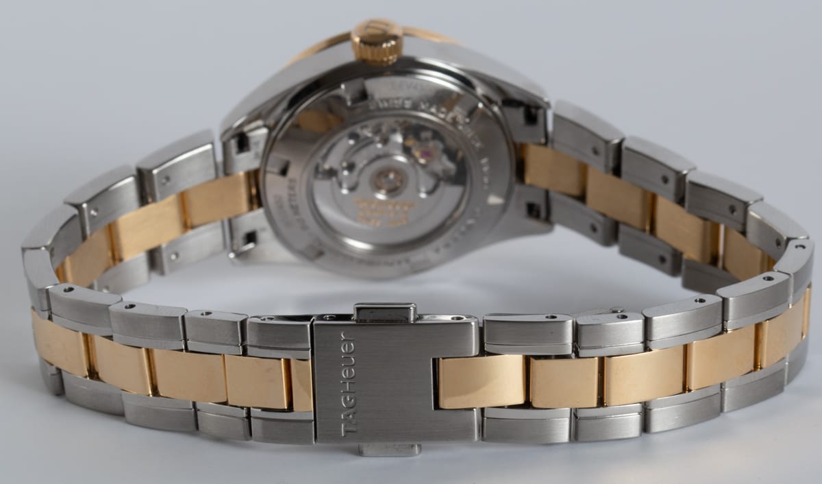 Rear / Band View of Ladies Carrera Automatic