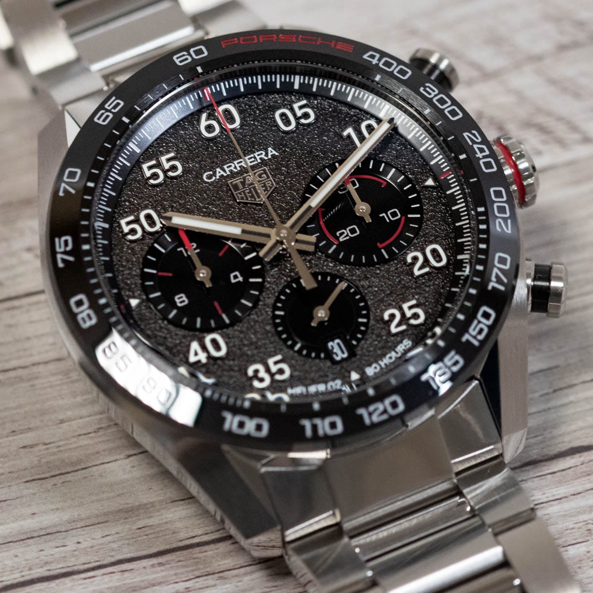 Stylied photo of  of Carrera 'Porsche' Heuer 02 Chronograph