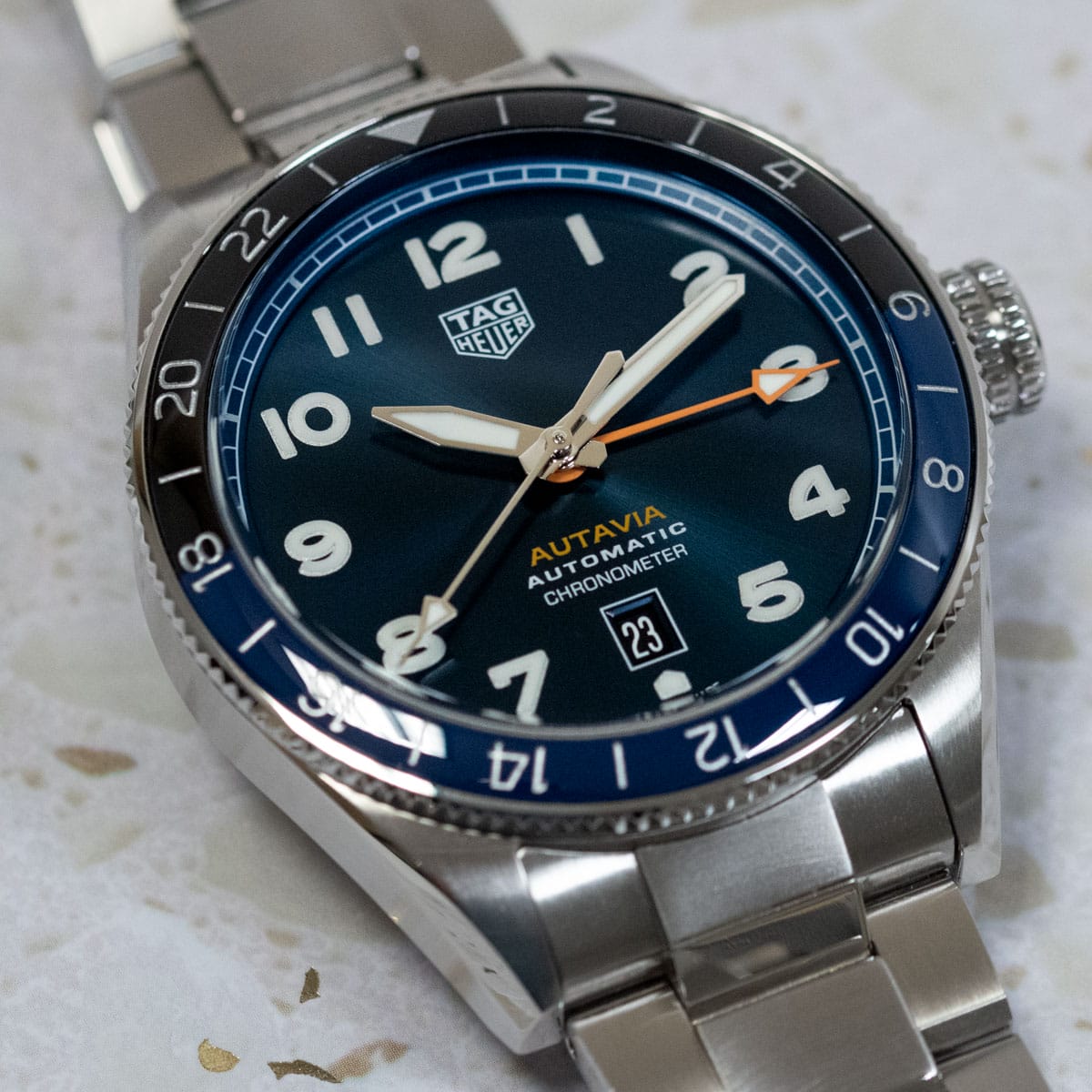 Stylied photo of  of Autavia GMT
