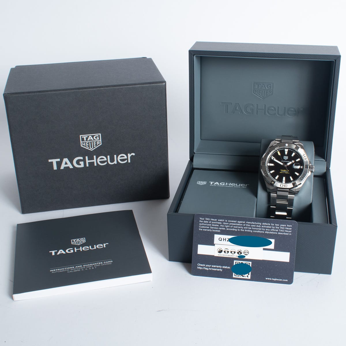 Box / Paper shot of Aquaracer Calibre 5