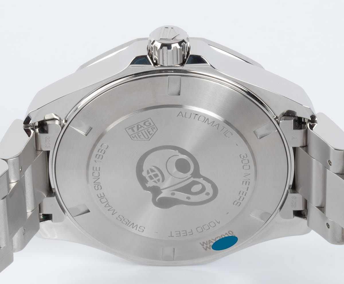 Caseback of Aquaracer Calibre 5