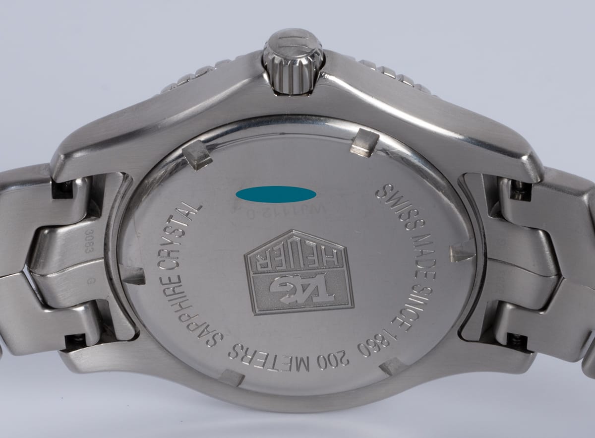 Caseback of Link Diver