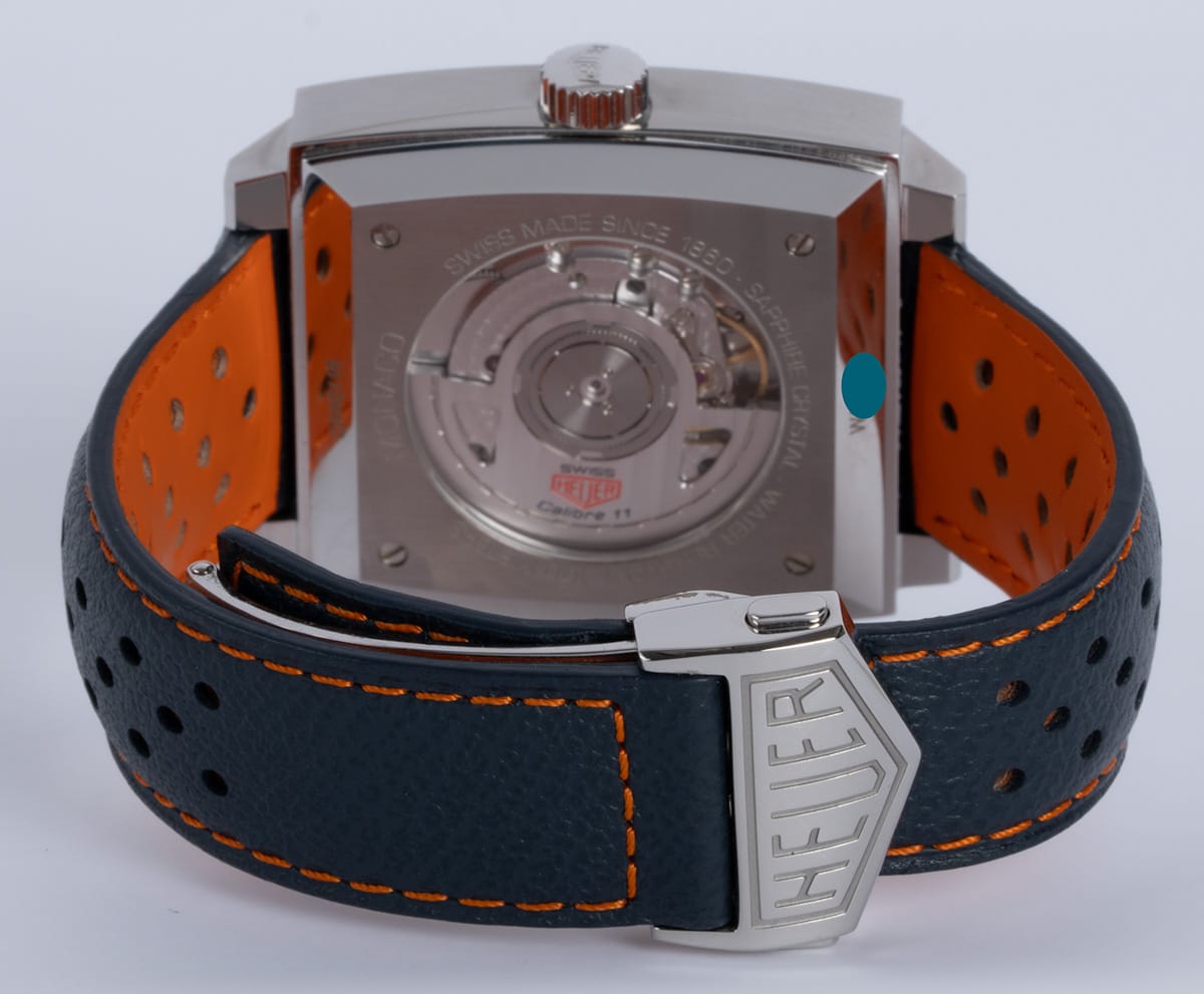 Rear / Band View of Monaco Calibre 11 Gulf 50th Anniversary