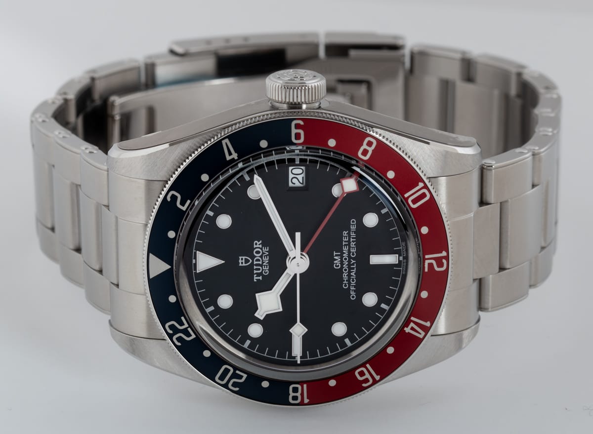 Front View of Black Bay GMT 'Pepsi'