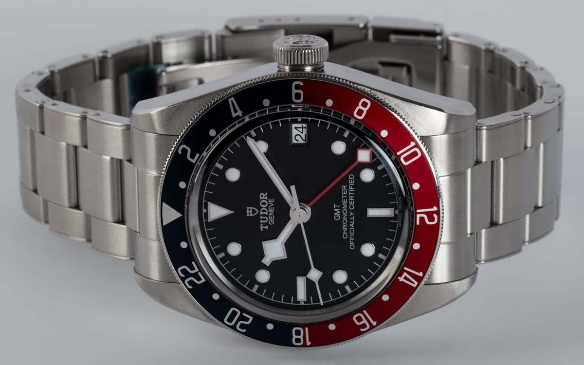 Front View of Black Bay GMT 'Pepsi'
