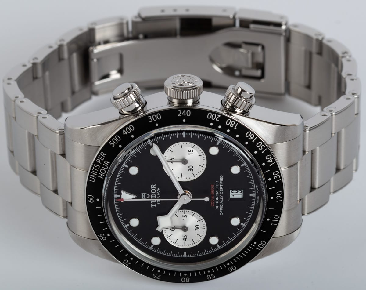 Front View of Black Bay Chronograph
