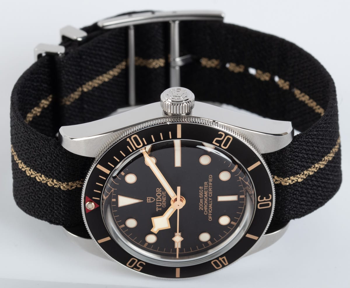 Front View of Black Bay Fifty-Eight