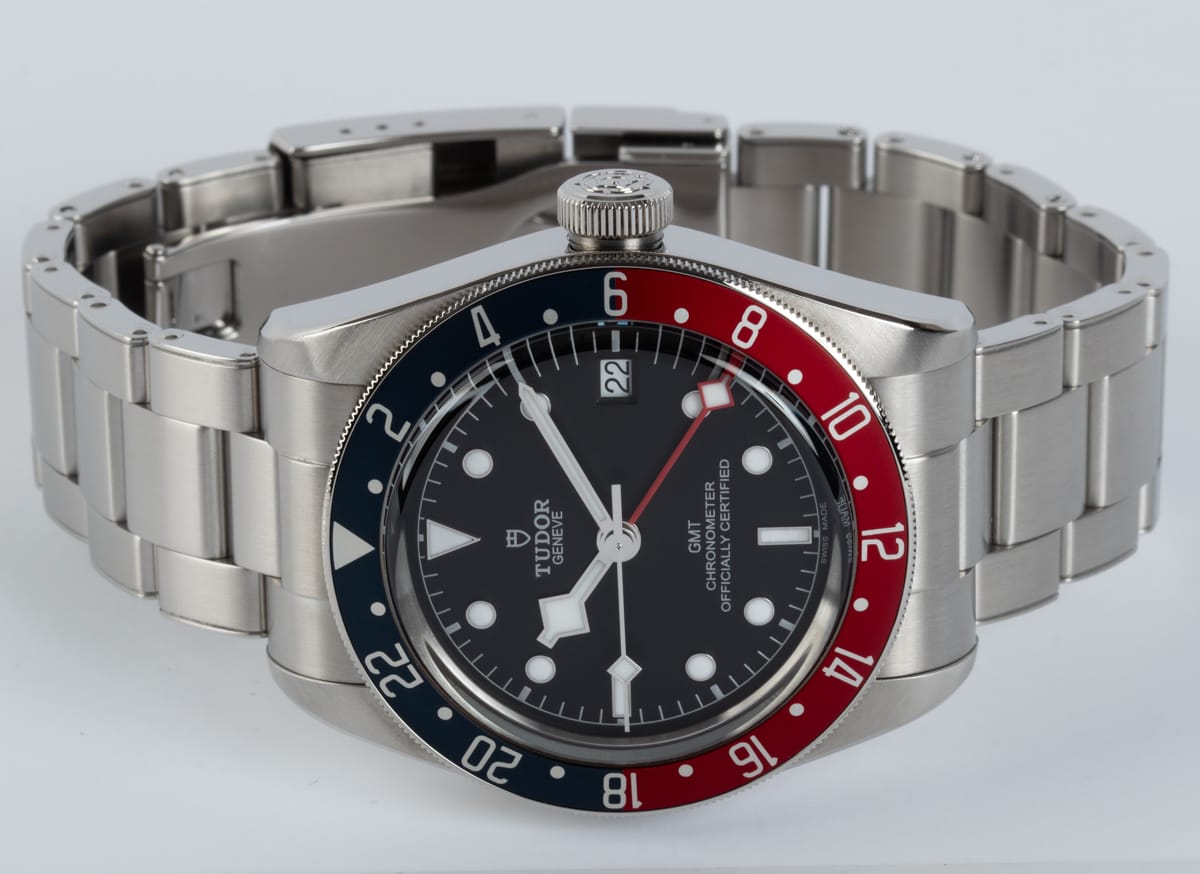 Front View of Black Bay GMT 'Pepsi'