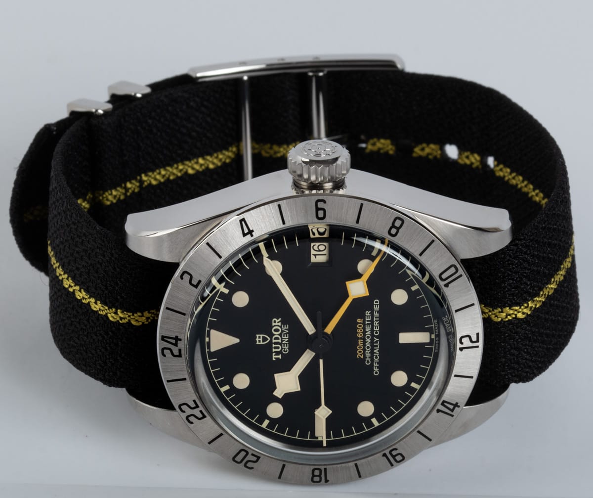 Front View of Black Bay Pro GMT