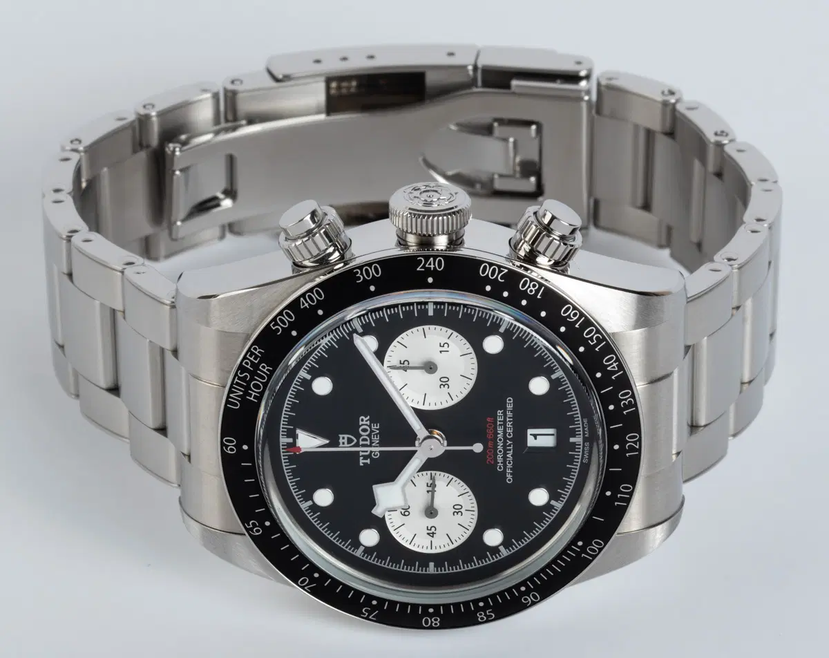 Front View of Black Bay Chronograph