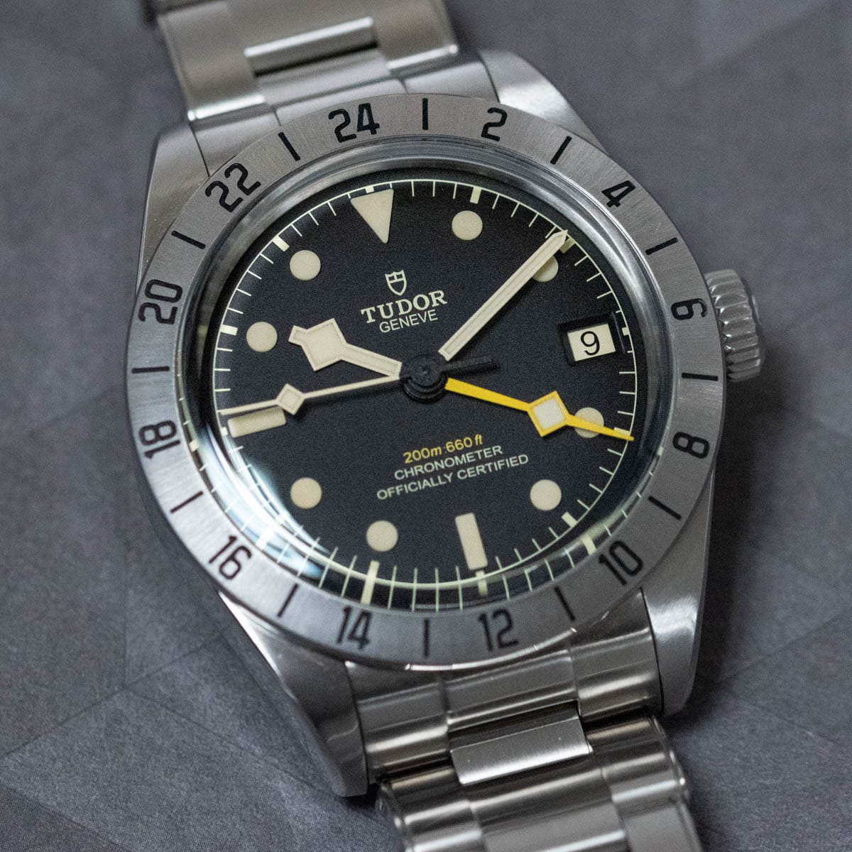 Stylied photo of  of Black Bay Pro GMT