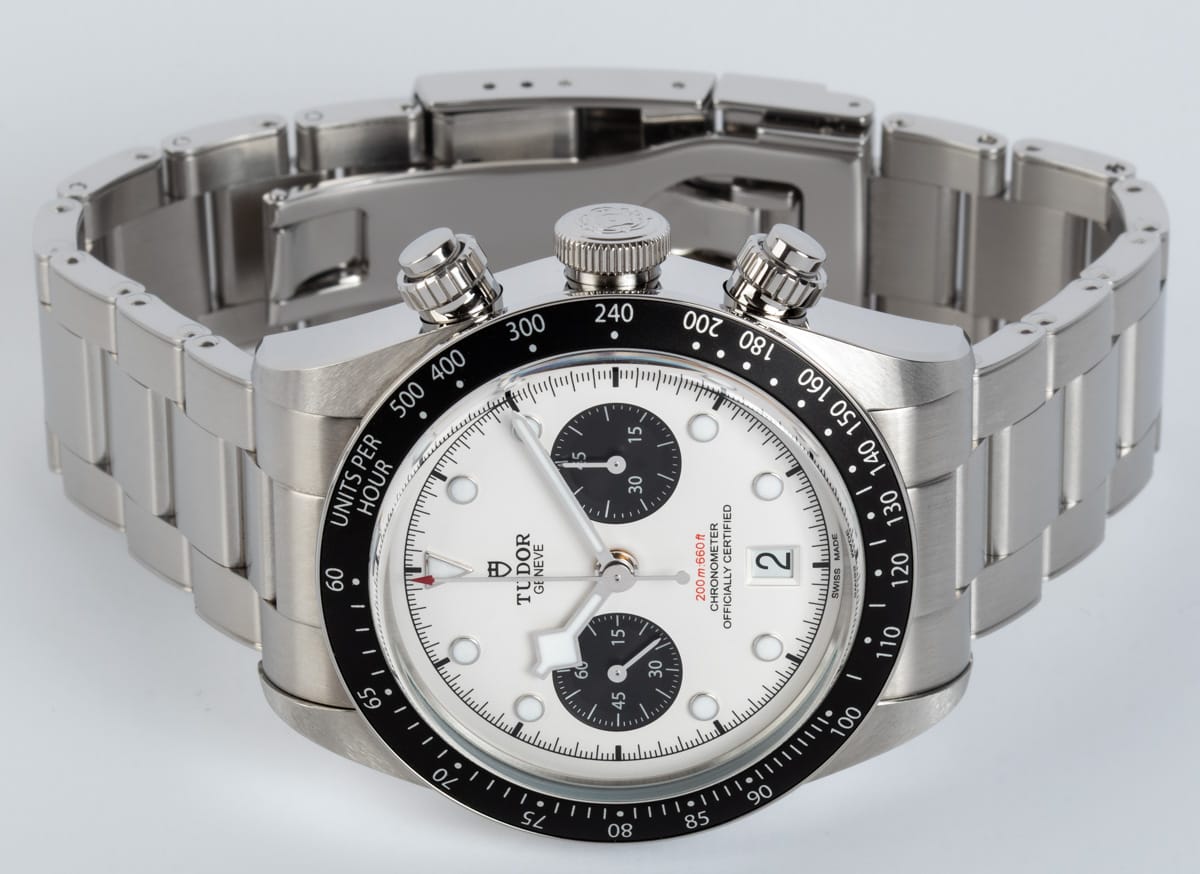 Front View of Black Bay Chronograph 'Panda'