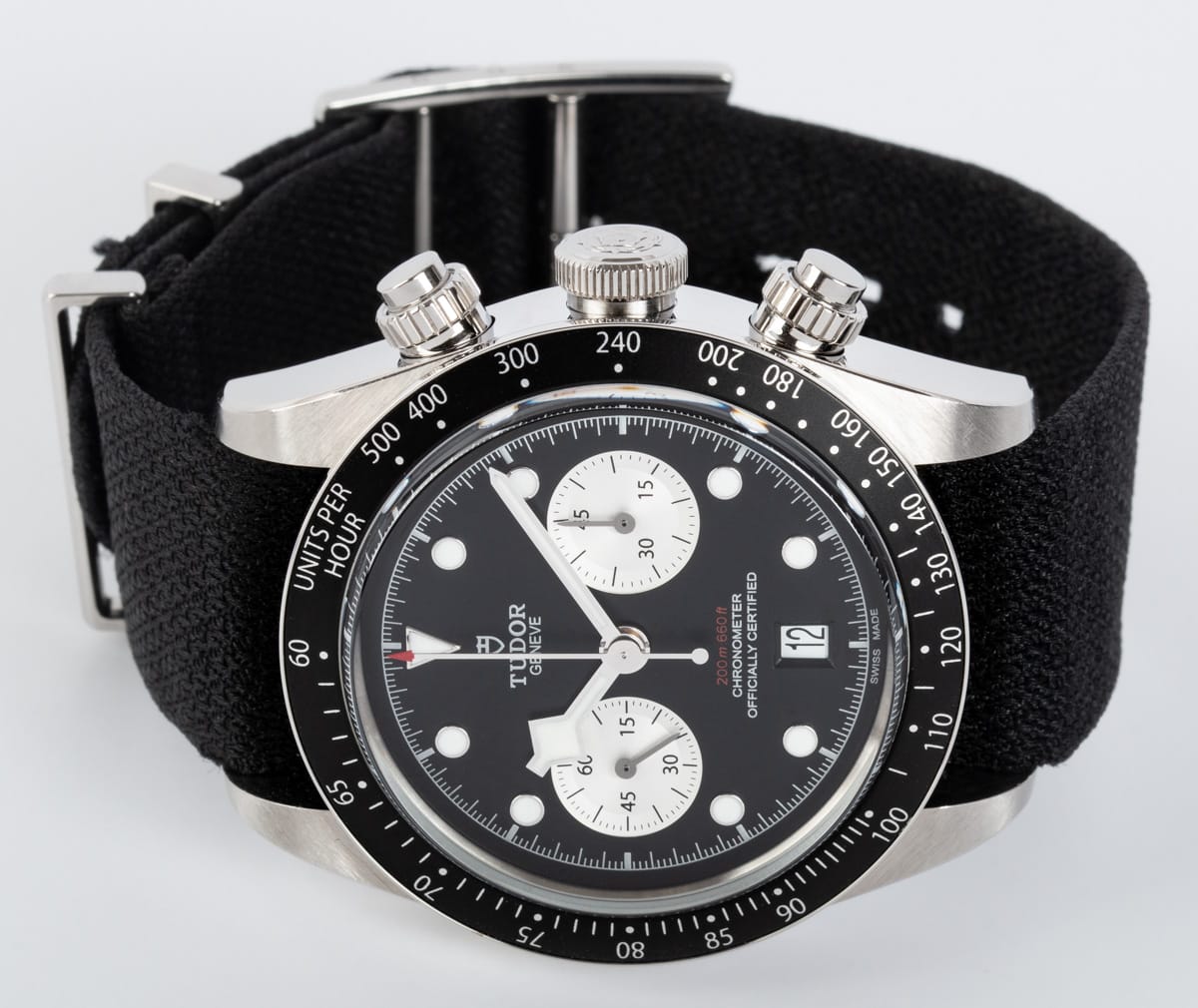 Front View of Black Bay Chronograph