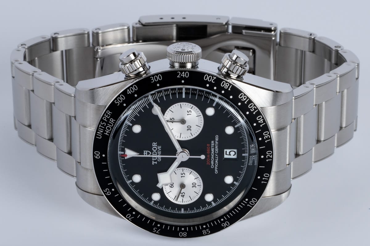 Front View of Black Bay Chronograph