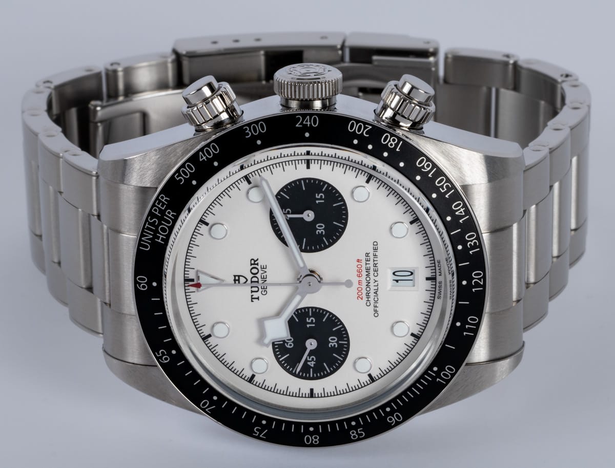 Front View of Black Bay Chronograph 'Panda'