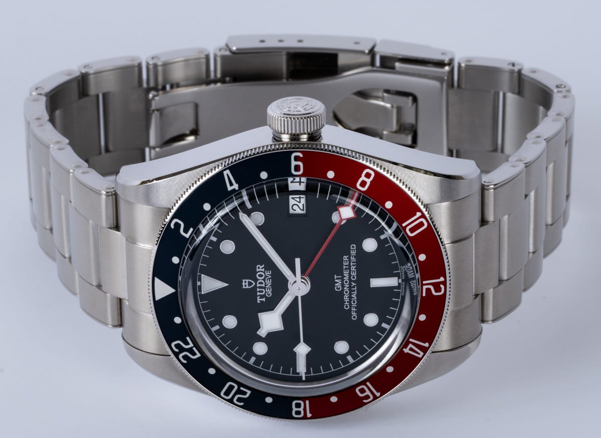 Front View of Black Bay GMT 'Pepsi'