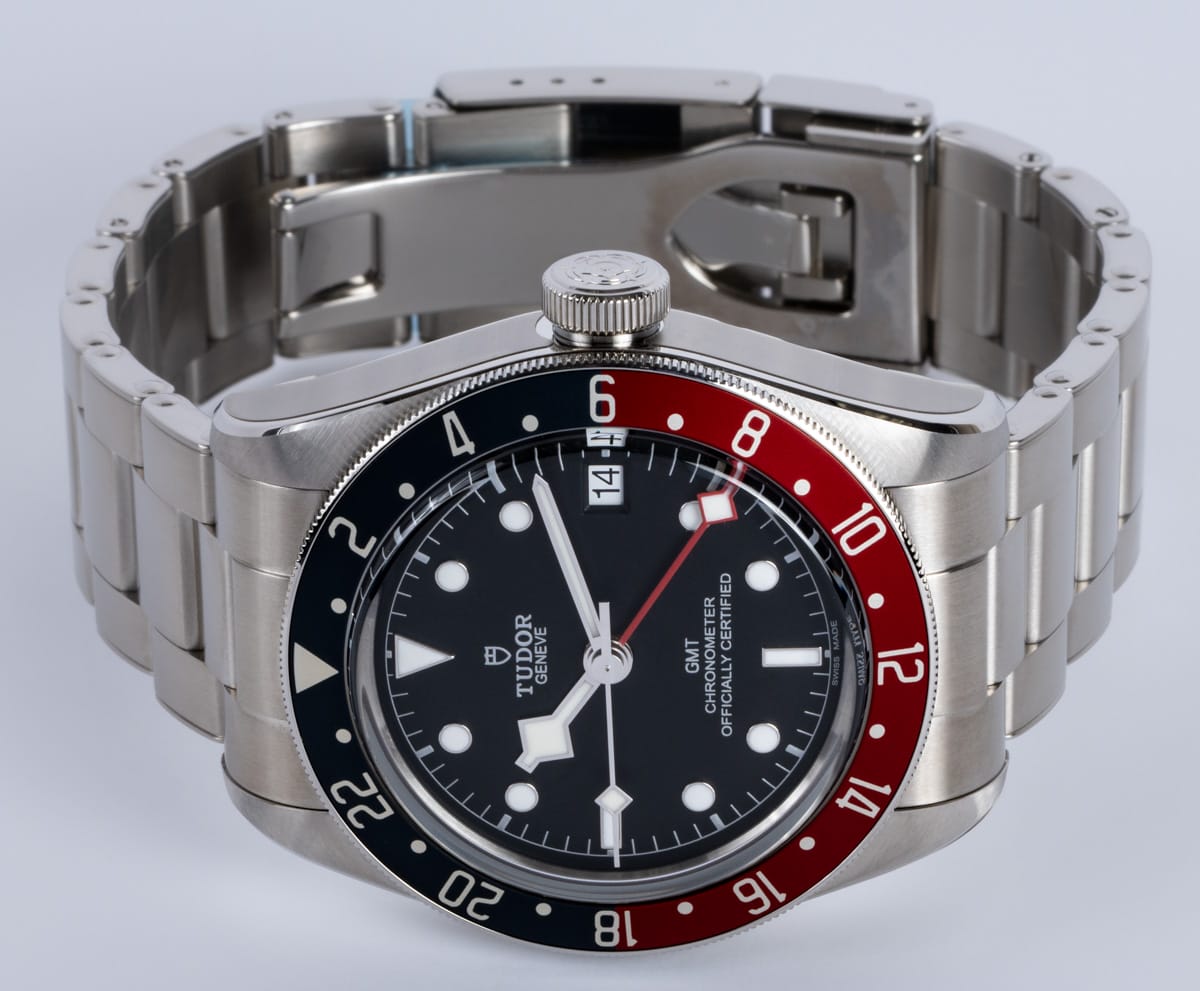 Front View of Black Bay GMT 'Pepsi'