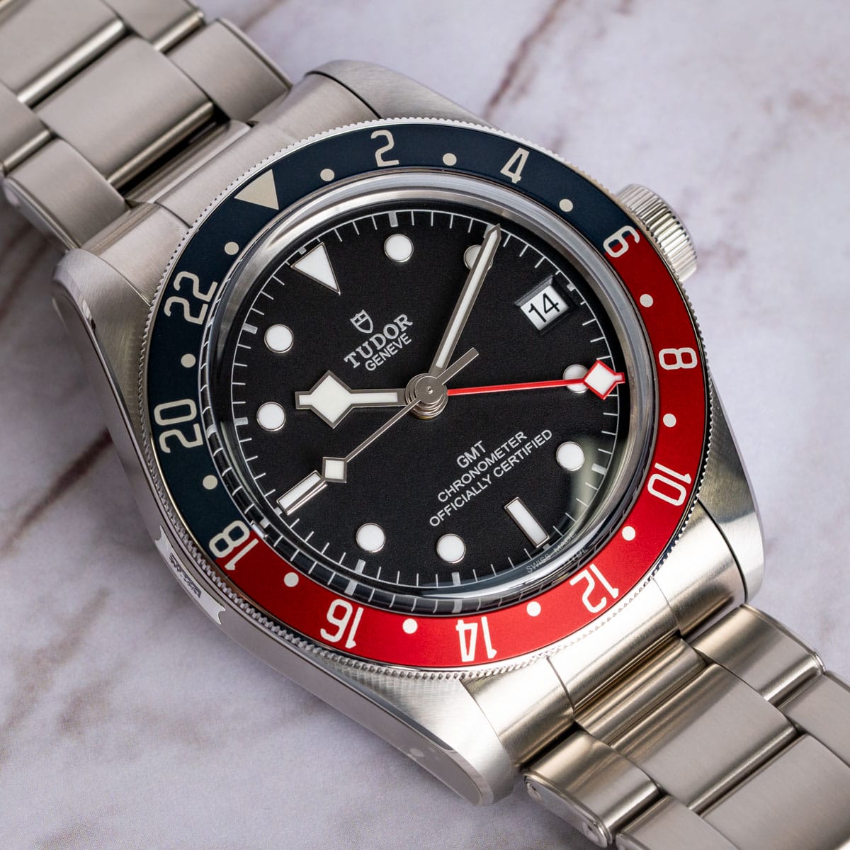 Stylied photo of  of Black Bay GMT 'Pepsi'