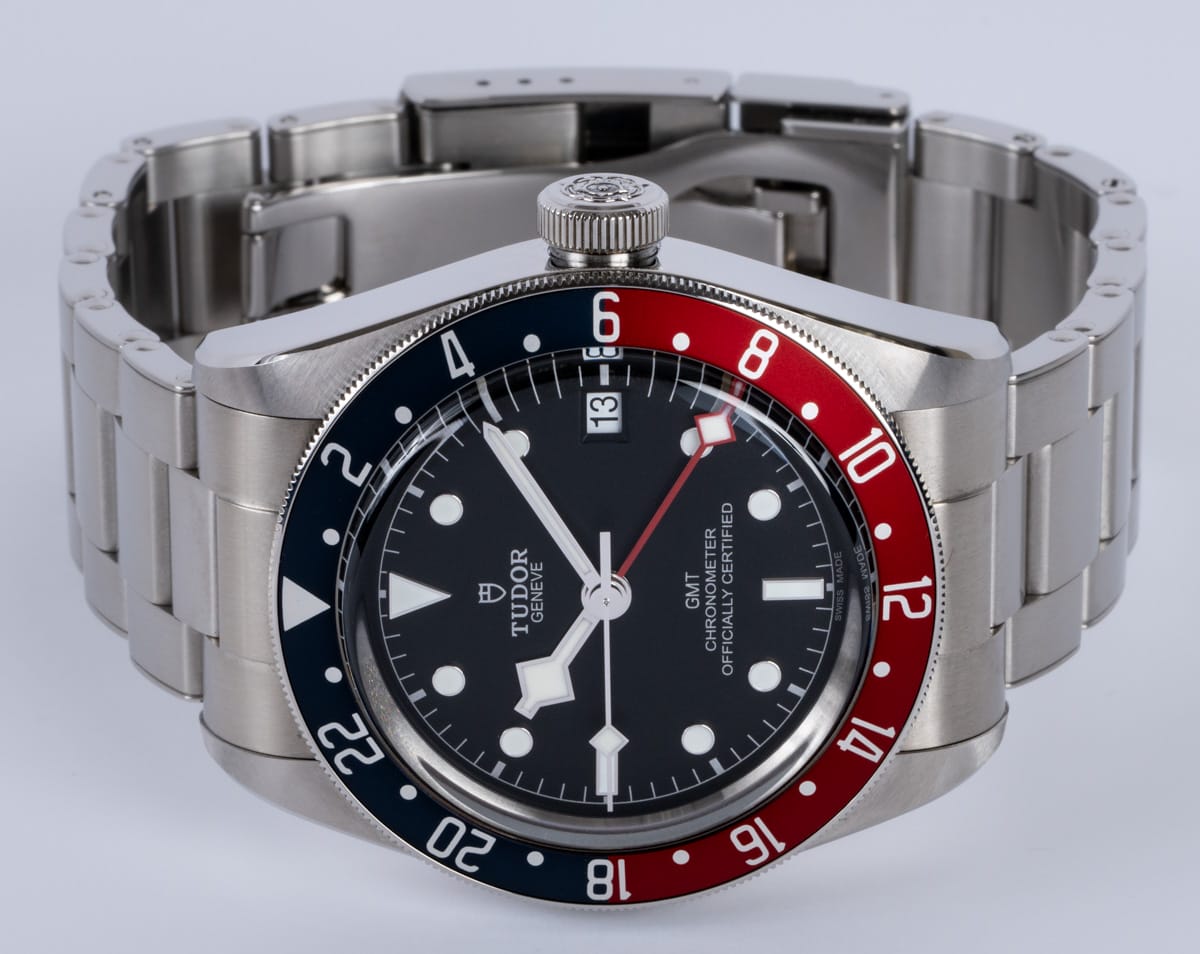 Front View of Black Bay GMT 'Pepsi'