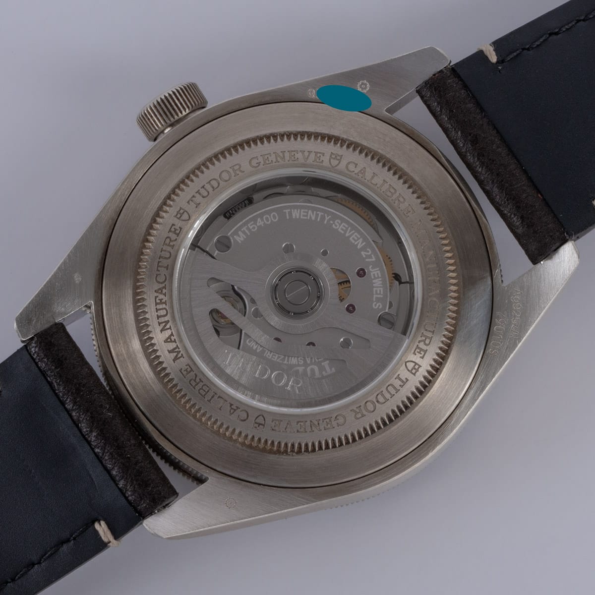 Caseback of Black Bay Fifty-Eight 925