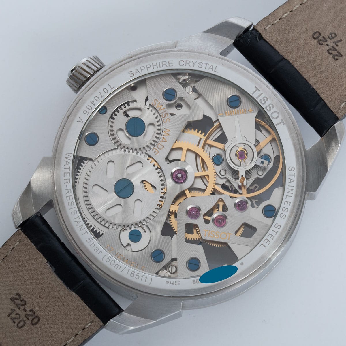 Caseback of T-Complication Skeleton