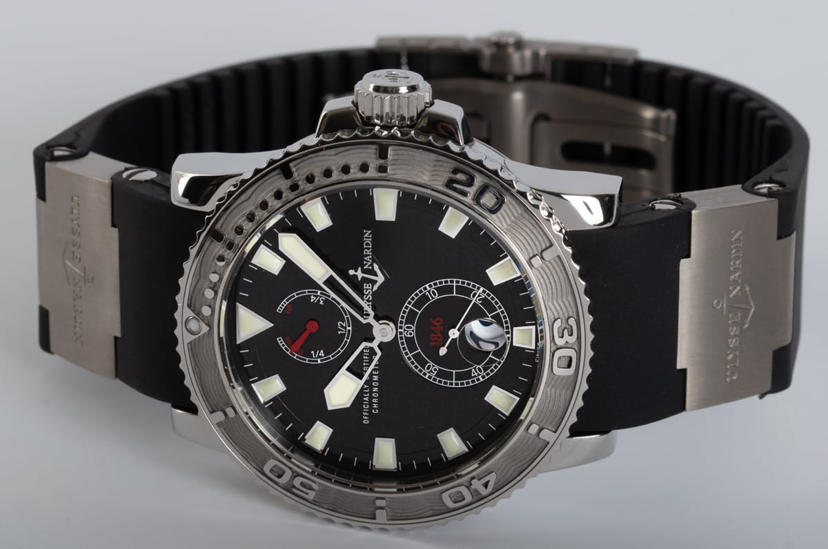 Front View of Maxi Marine Diver Chronometer