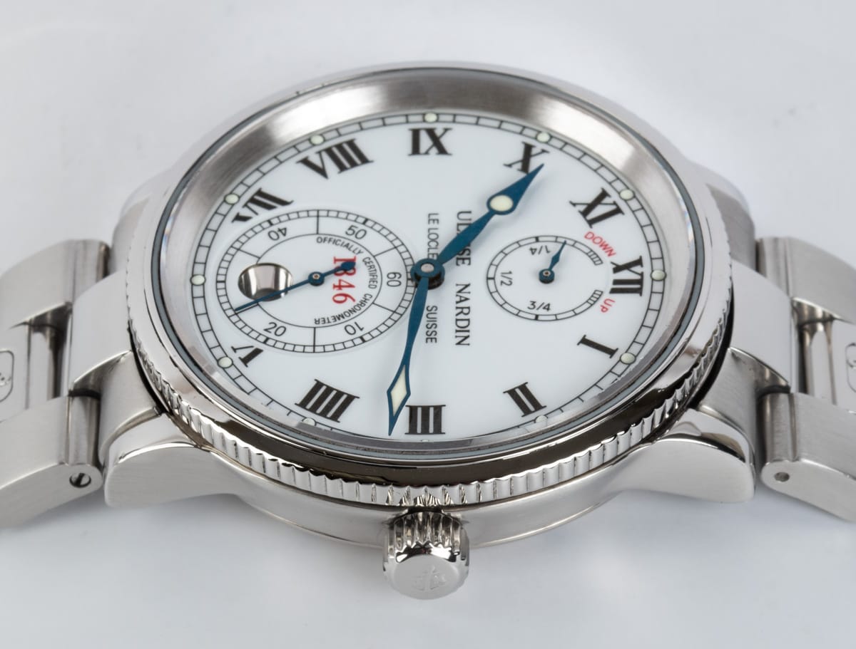 Crown Side Shot of Marine Chronometer