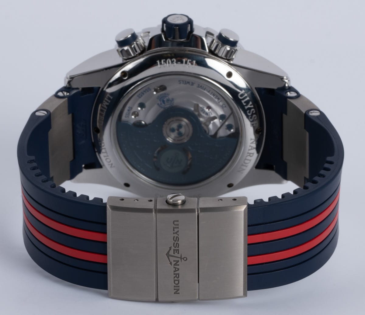 Rear / Band View of Diver Chronograph