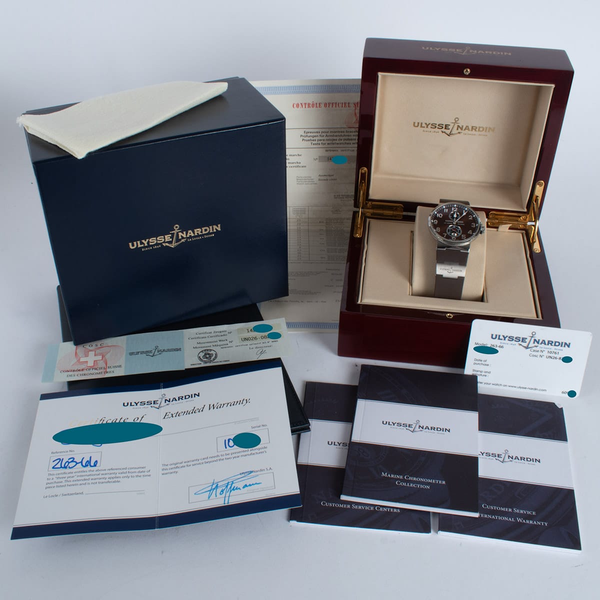 Box / Paper shot of Maxi Marine Chronometer