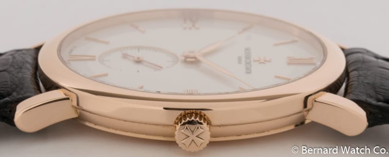 Crown Side Shot of Patrimony Small Seconds