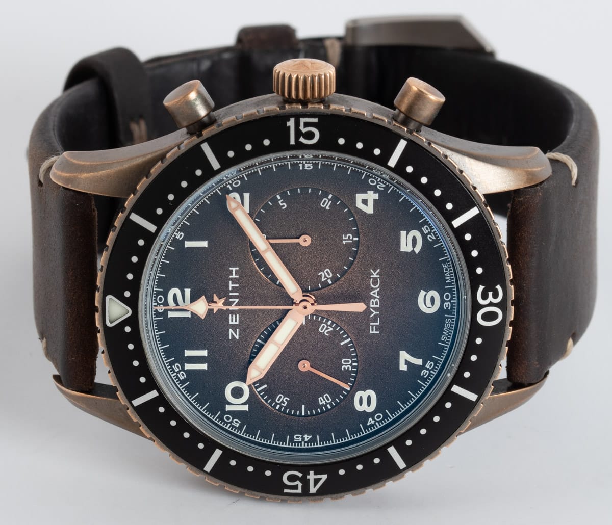 Front View of Pilot Cronometro Tipo CP-2 Flyback