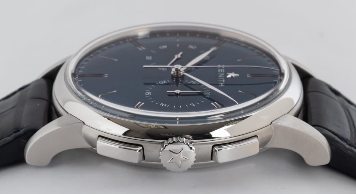 Crown Side Shot of Elite Chronograph Classic