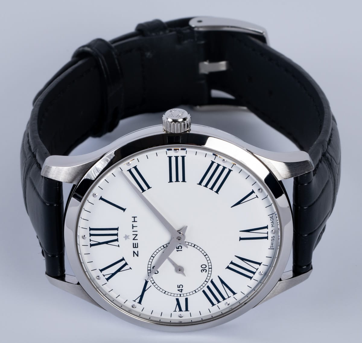 Front View of Heritage Ultra Thin Small Seconds